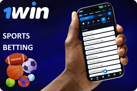 Sports betting with 1Win app
