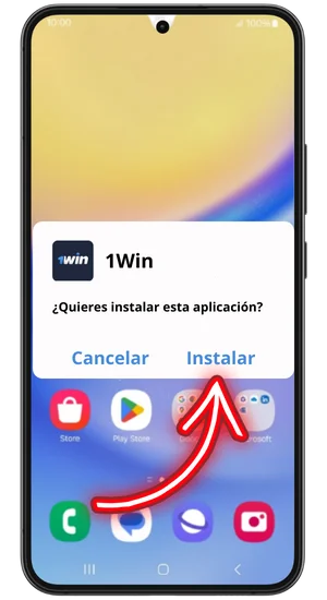 Instala la aplicación