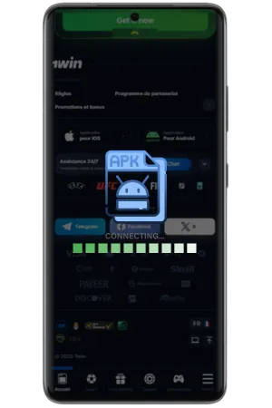 Processus d'installation de l'application