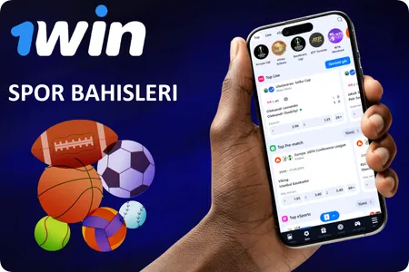 1 Win uygulamasında bahis yapın