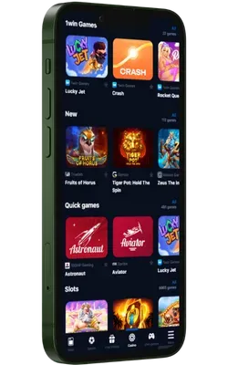 Juegos de tragamonedas en la aplicación Win